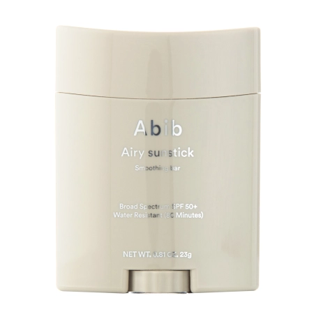 Stick cosmético Airy sun stick da Abib com proteção solar SPF 50+