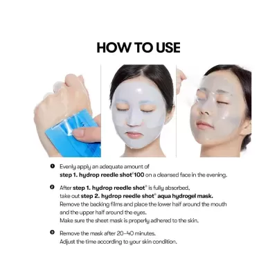 VT&#x20;Cosmetics&#x20;-&#x20;Hydrop&#x20;Reedle&#x20;Shot&#x20;100hL&#x20;2&#x20;Step&#x20;Mask&#x20;-&#x20;Hydrating&#x20;Hydrogel&#x20;Face&#x20;Mask&#x20;-&#x20;1pc&#x2F;38g