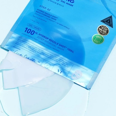 VT&#x20;Cosmetics&#x20;-&#x20;Hydrop&#x20;Reedle&#x20;Shot&#x20;100hL&#x20;2&#x20;Step&#x20;Mask&#x20;-&#x20;Hydrating&#x20;Hydrogel&#x20;Face&#x20;Mask&#x20;-&#x20;1pc&#x2F;38g