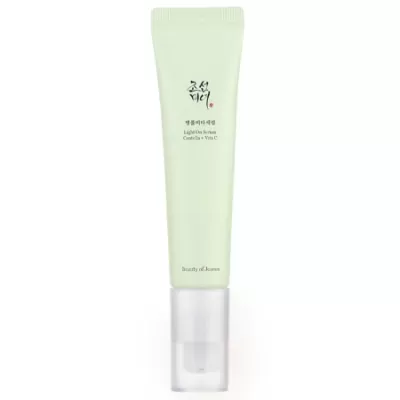 frasco verde claro com tampa branca e texto em inglês e asiático