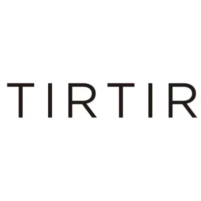 Logótipo da marca TIRTIR em texto preto sobre fundo branco