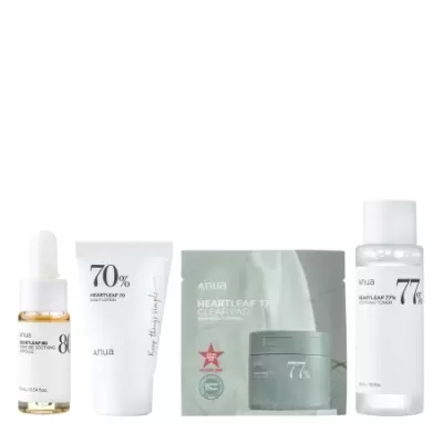 Anua&#x20;-&#x20;Heartleaf&#x20;Soothing&#x20;Kit&#x20;-&#x20;miniature&#x20;kit&#x20;with&#x20;Astragalus&#x20;Extract