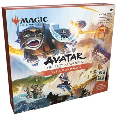 Caixa do jogo Magic The Gathering edição Avatar The Last Airbender The Black Sun Invasion