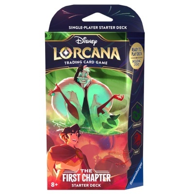 Embalagem do jogo de cartas Disney Lorcana First Chapter