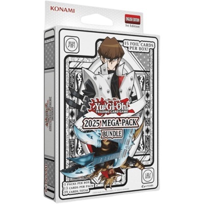 Caixa de cartas Yu-Gi-Oh! 2025 Mega-Pack Bundle, edição inglesa