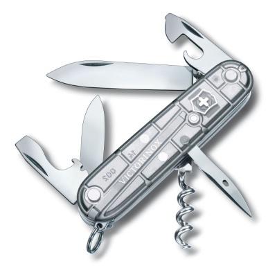 Canivete suíço Victorinox com ferramentas metálicas abertas