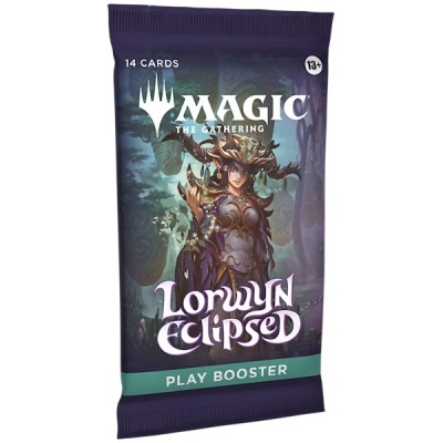Pacote Lorwyn Eclipsed Magic The Gathering Play Booster com 14 cartas