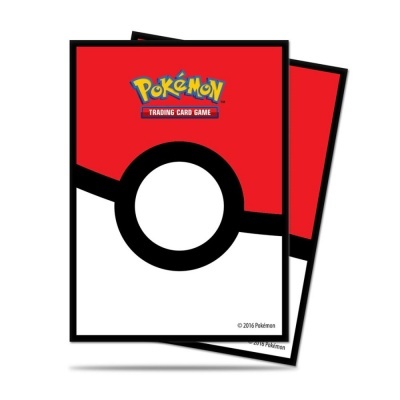 Verso de cartas Pokémon Trading Card Game em vermelho, branco e preto com logótipo no topo