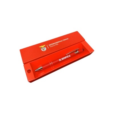 caneta esferográfica touch SL BENFICA vermelha em caixa vermelha