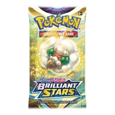Pacote de cartas Pokémon Sword & Shield Brilliant Stars para jogo de cartas