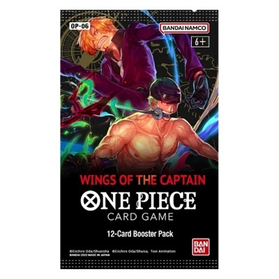 Pacote booster de cartas ONE PIECE WINGS OF THE CAPTAIN