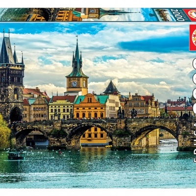 Caixa de puzzle EDUCA 2000 peças Ponte Carlos Praga