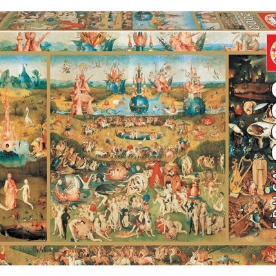 Caixa de puzzle EDUCA PuZzLE 2000 peças com pintura renascentista colorida