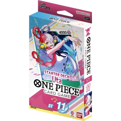 Caixa de jogo cartas One Piece Starter Deck Uta ST 11 colorida