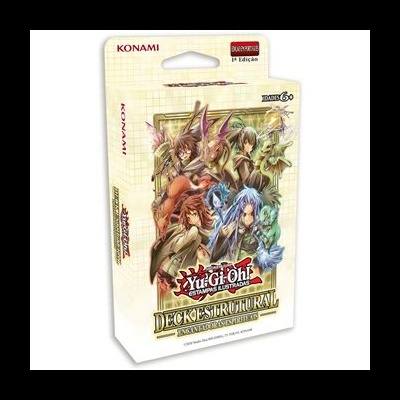 Pacote de cartas Yu-Gi-Oh! Deck Estrutural Invencível com ilustração de personagens