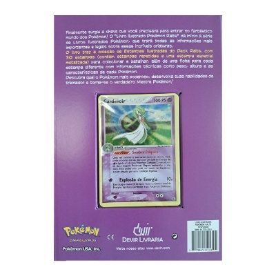 Embalagem de baralho Pokémon com carta holográfica de Gardevoir
