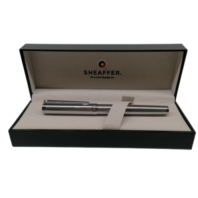 Caneta esferográfica SHEAFFER em caixa preta com interior bege
