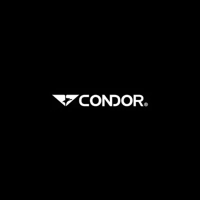 Logotipo CONDOR em branco sobre fundo preto