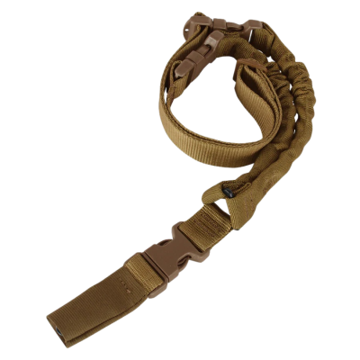 Correia castanha com fivelas de plástico