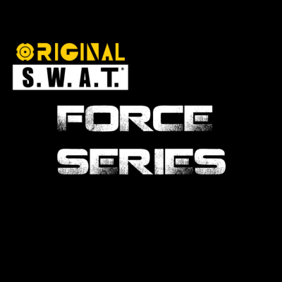 Texto ORIGINAL S.W.A.T. FORCE SERIES em fundo preto