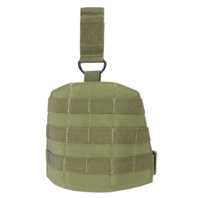 pochete tática verde-oliva com alças e argolas