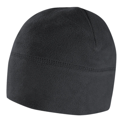 Gorro preto tipo beanie em tecido polar