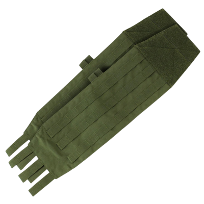 acessório verde militar com tiras e velcro