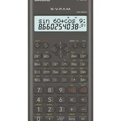 Calculadora científica cinza escuro CASIO fx-82MS