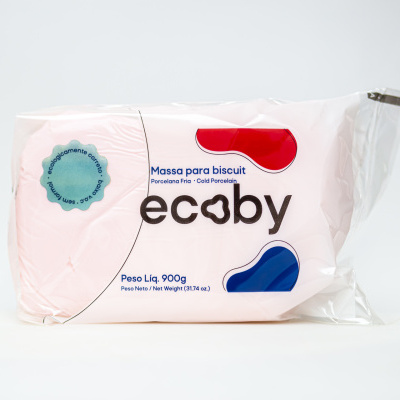 Pacote de massa para biscuit cor-de-rosa