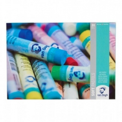Conjunto de pastéis suaves Van Gogh em tubos coloridos
