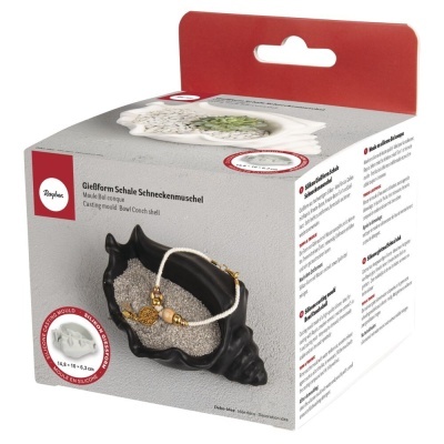 Embalagem de molde de silicone para tigela em forma de concha