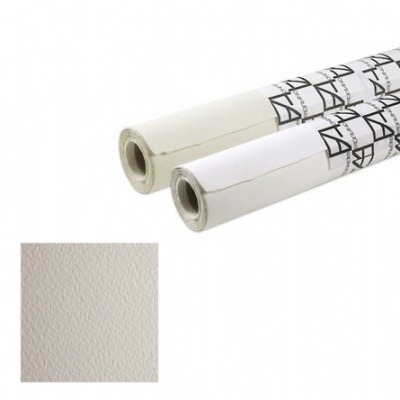 Rolos de papel de parede branco com textura em relevo creme