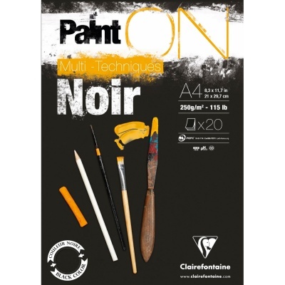 Embalagem de bloco de papel PaintON Multi-Techniques A4 com ferramentas de pintura