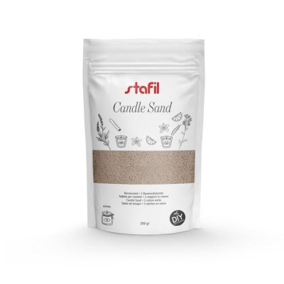 Pacote branco com areia para velas Stafil Candle Sand
