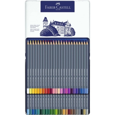 Estojo metálico com 36 lápis de cor FABER-CASTELL POLYCHROMOS
