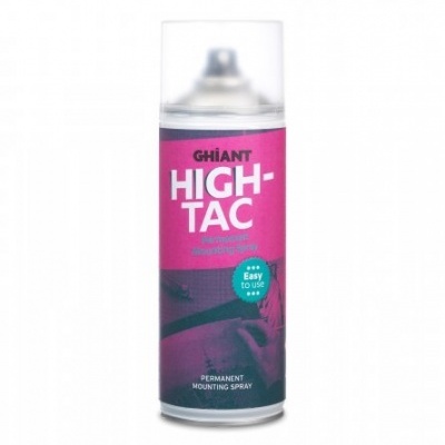 Spray montador permanente GHIANT HIGH-TAC cor rosa e roxo