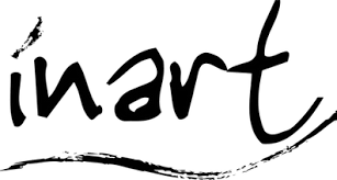 Logótipo com a palavra inart em preto sobre fundo branco