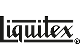 Logótipo Liquitex em preto e branco