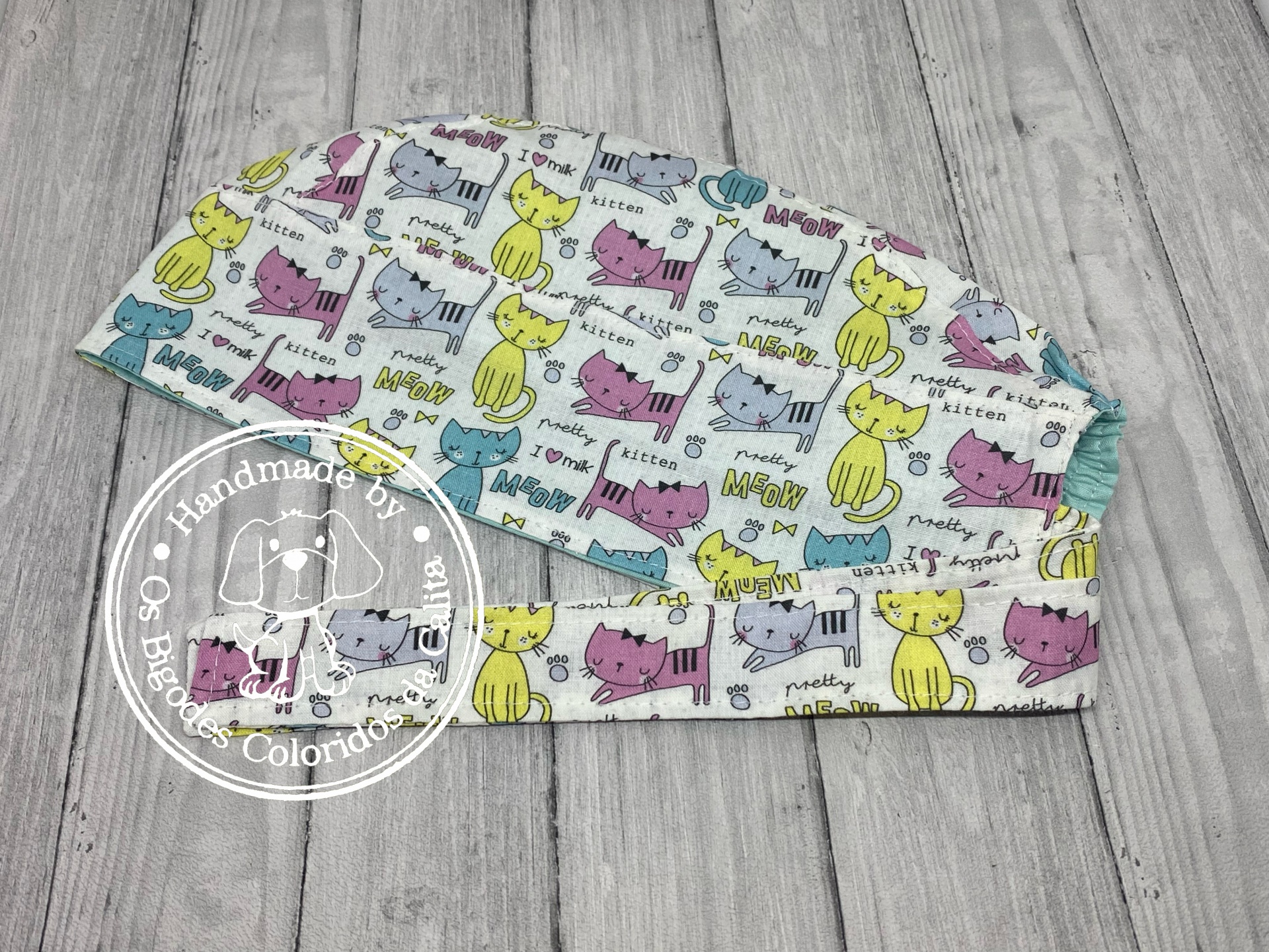 Touca Cirúrgica Vet Meow