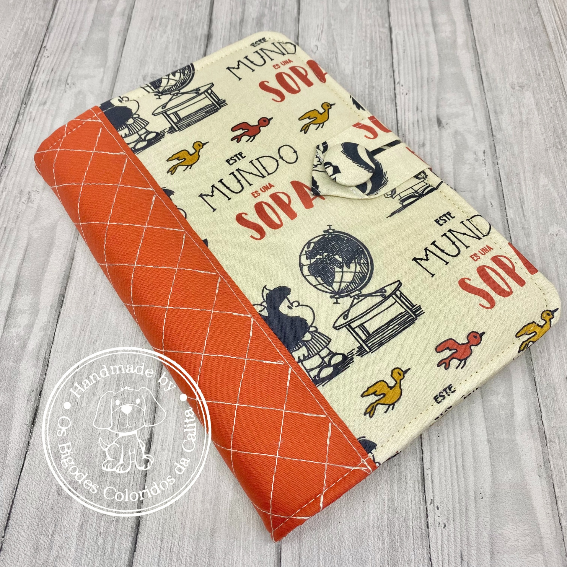 Capa de Agenda A5 - Malfada "Este Mundo é uma Sopa"