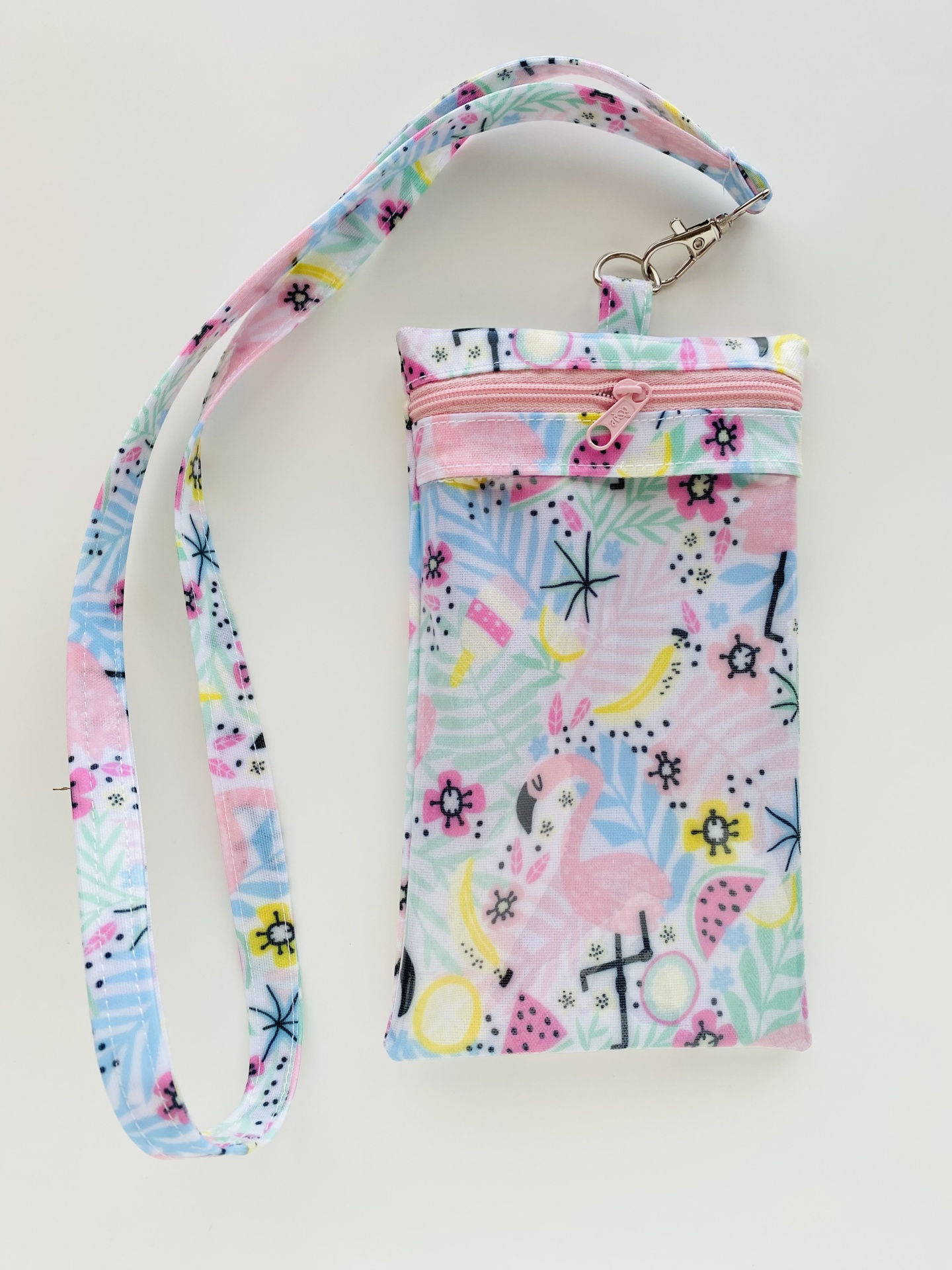 Bolsa Telemóvel Pink Flamingo