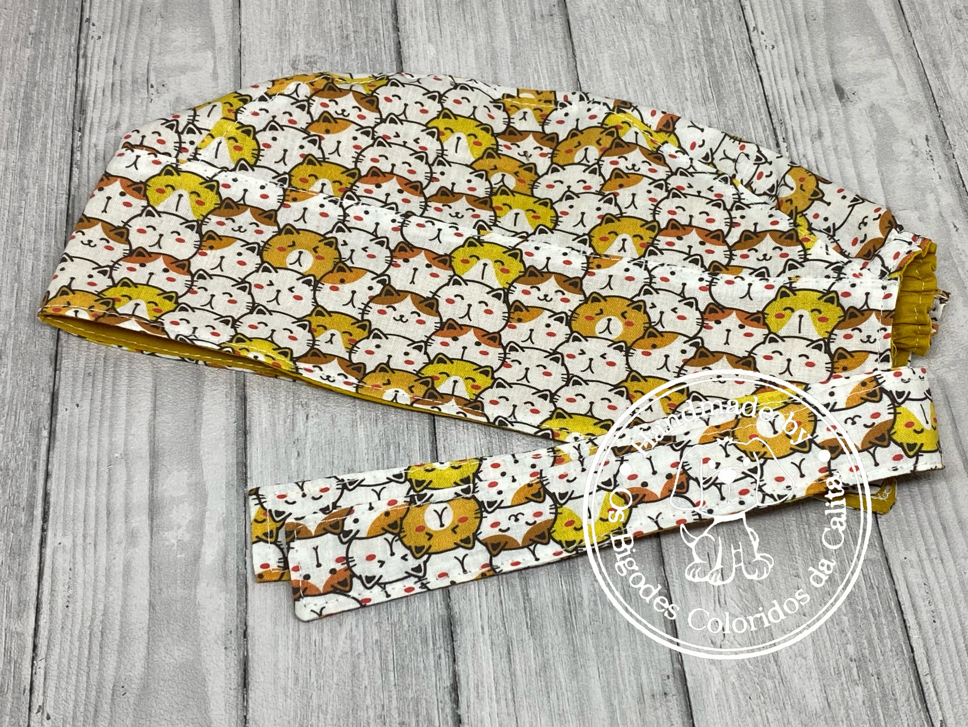 Touca Cirúrgica Vet Amarela