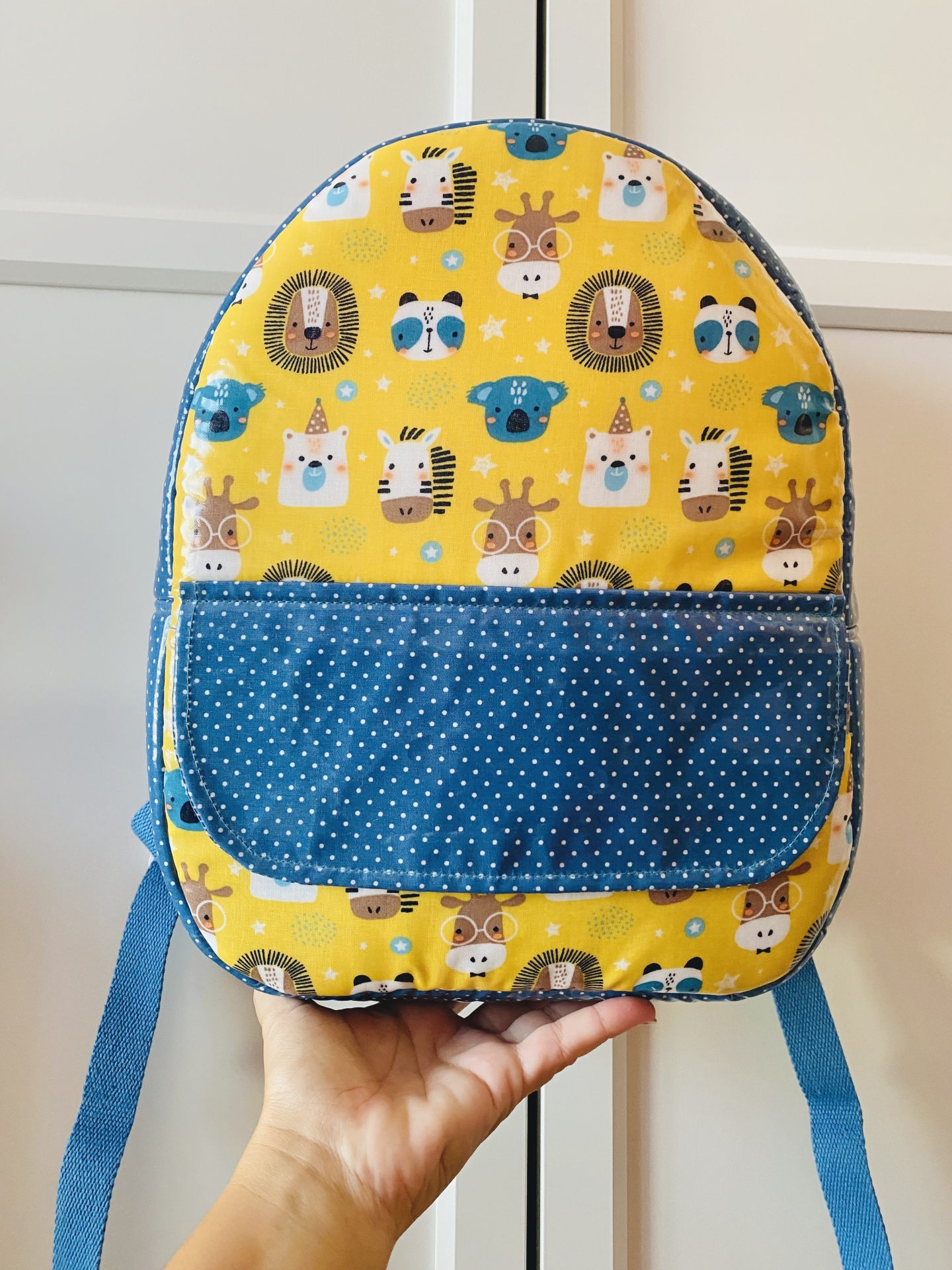 Mochila Animais em Amarelo