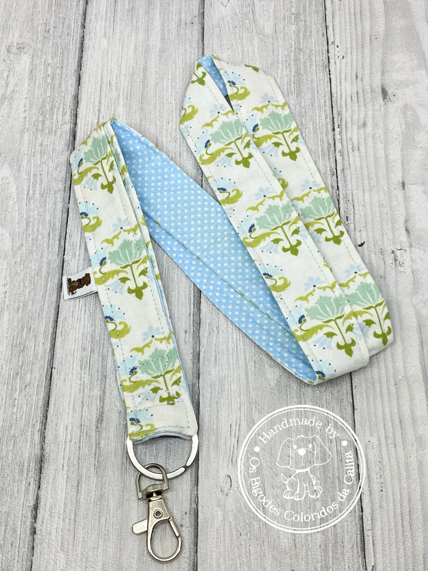 Porta-chaves Fita Comprida Ramos Verde Tilda