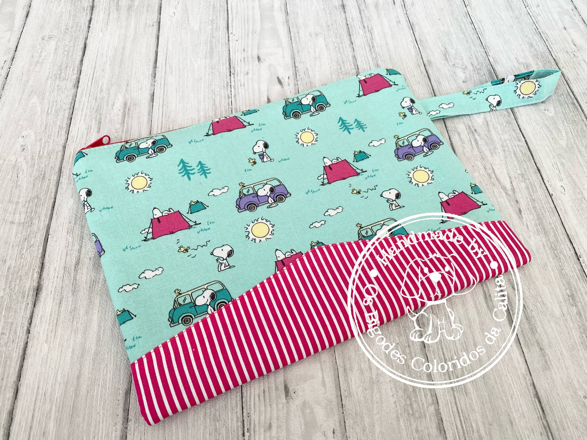 Bolsa de Mão Snoopy Campismo