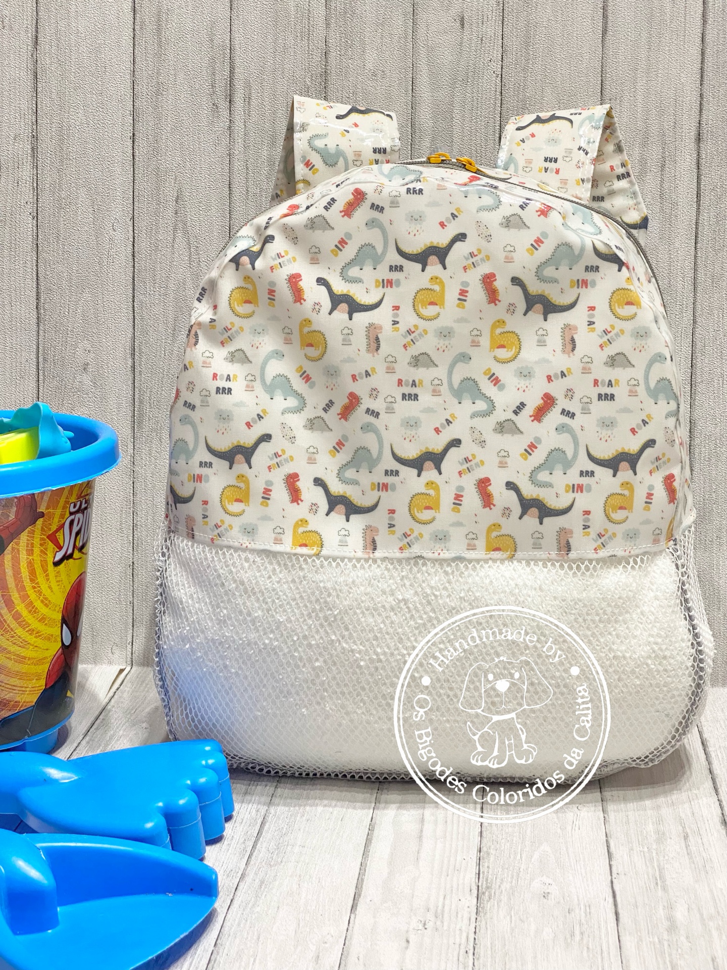 Mochila de Praia Dinossauros Pequenos