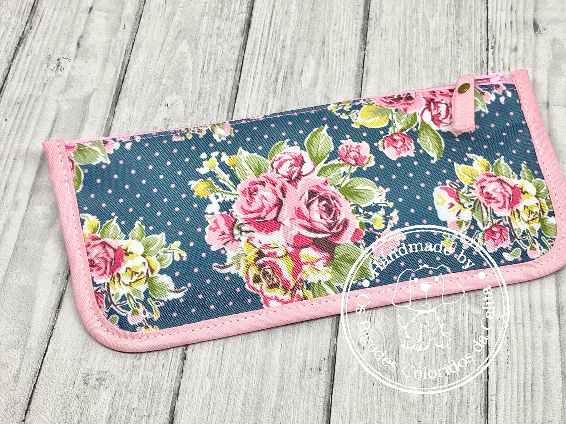 Estojo Meia-Lua NightSky Flowers