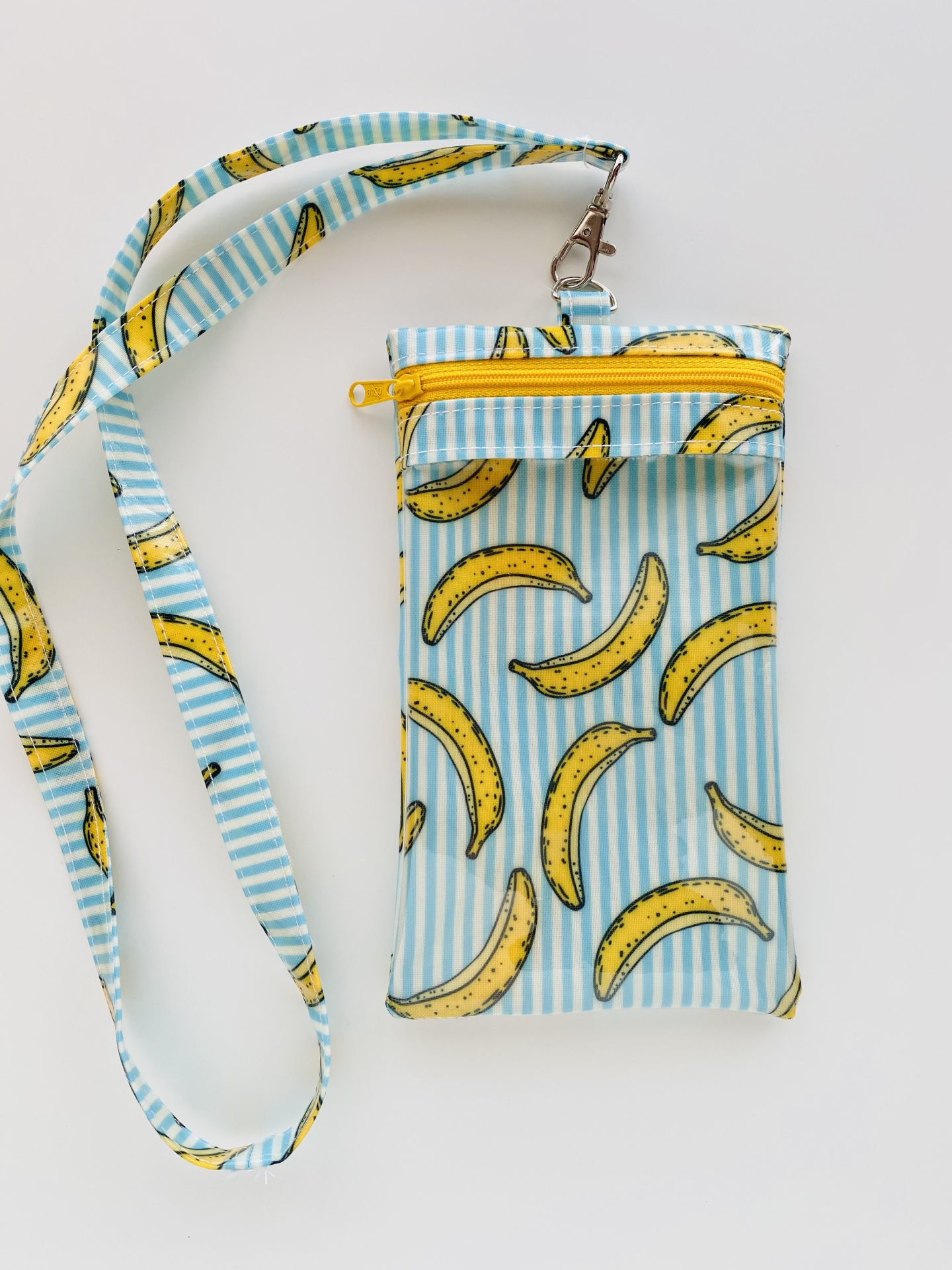 Bolsa Telemóvel Bananas às Riscas