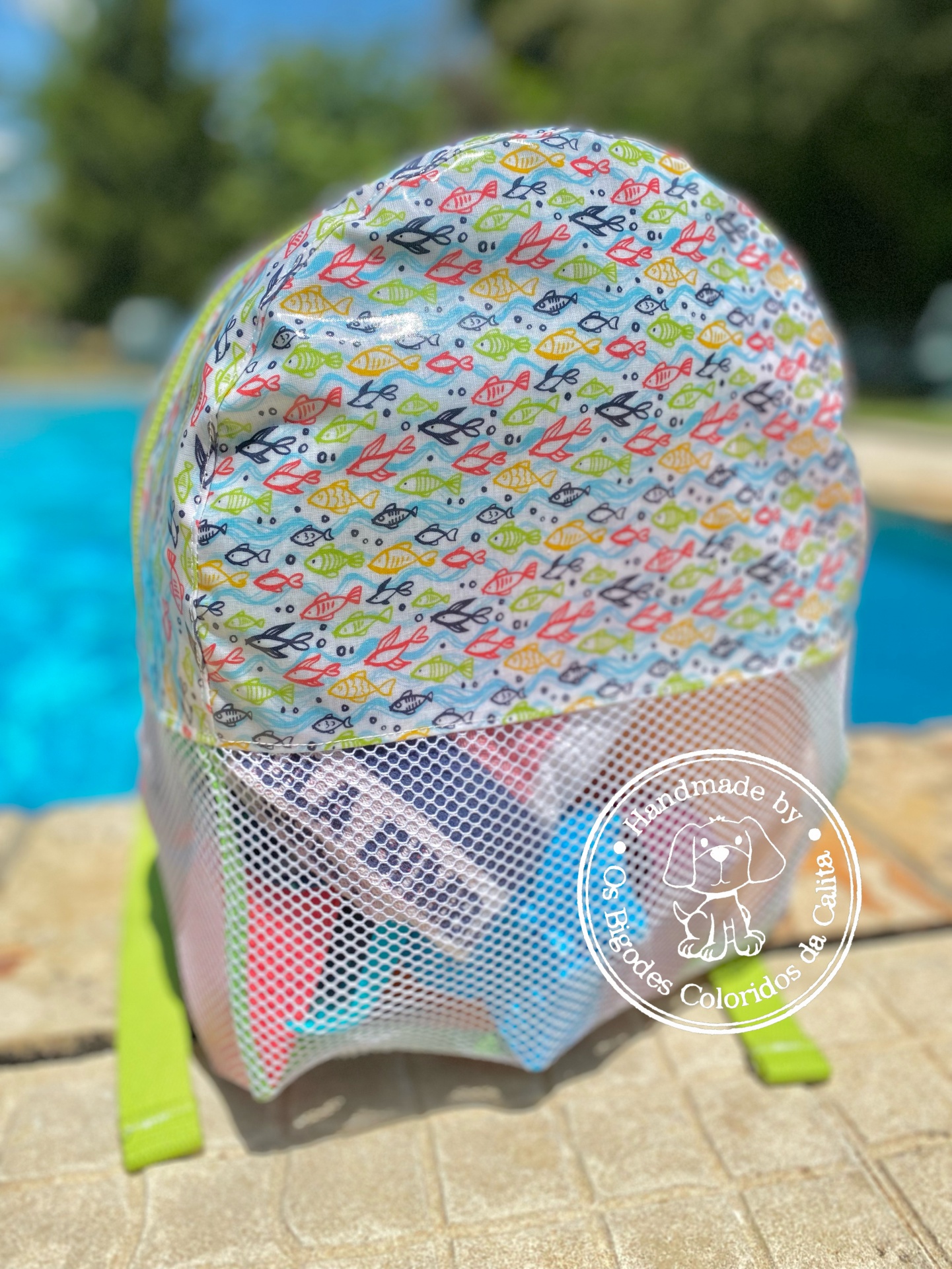 Mochila de Praia Peixinhos Coloridos