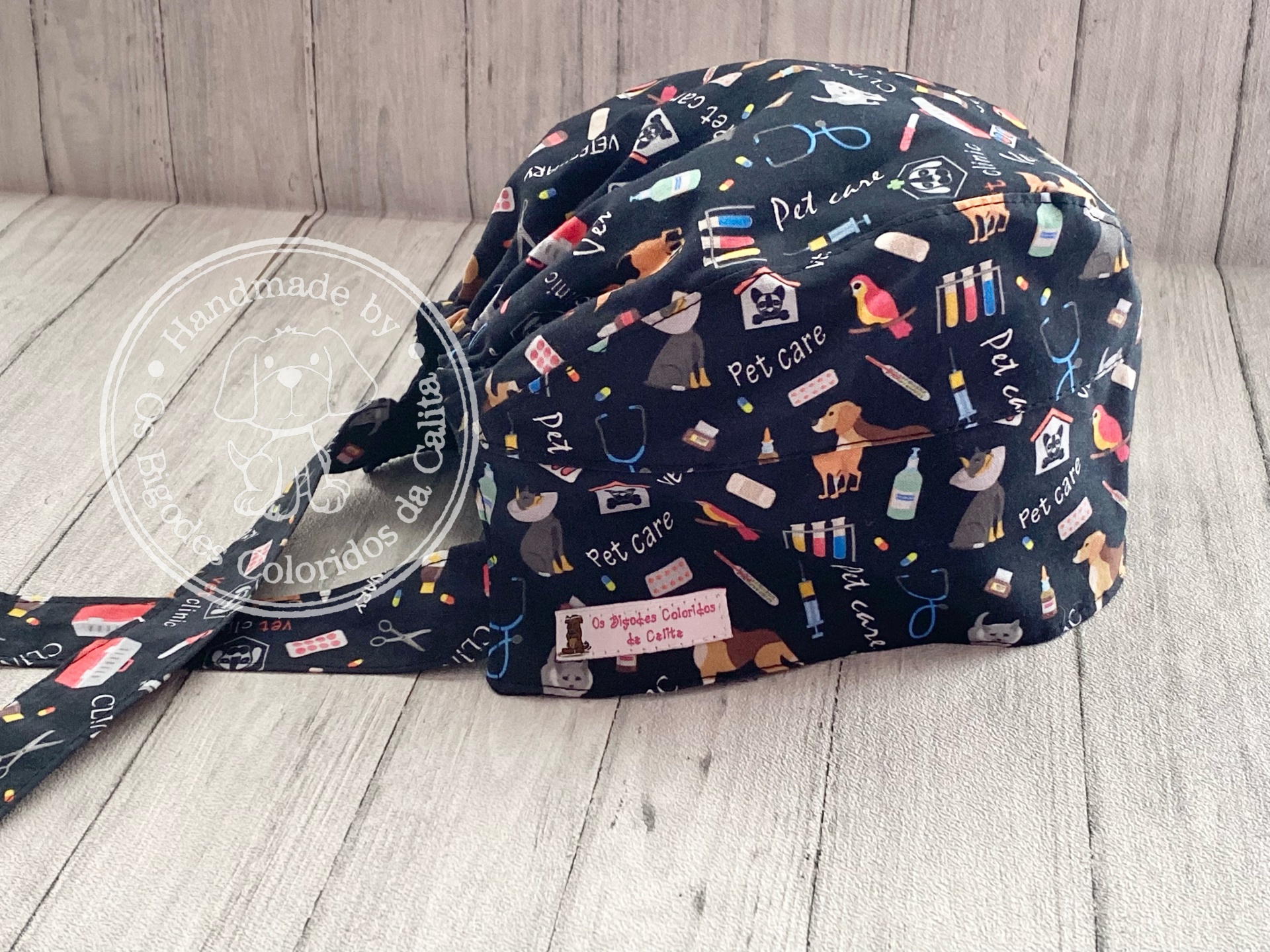 Touca Cirúrgica Vet Preto